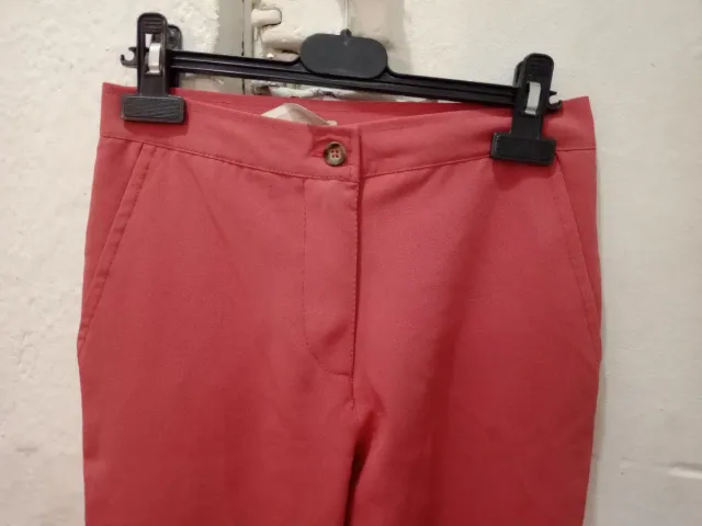 Pantalón de vestir mujer rosa/rojo