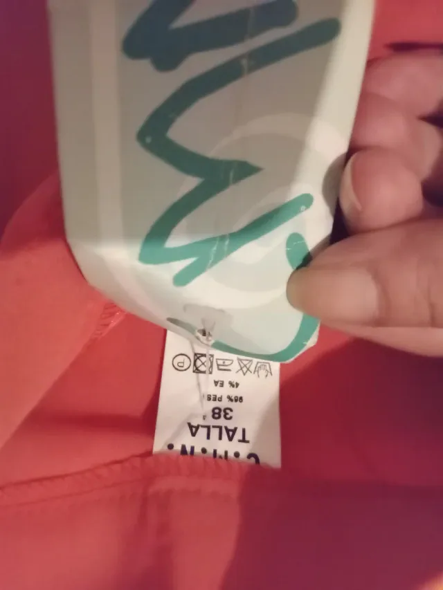 Pantalón de vestir mujer rosa/rojo