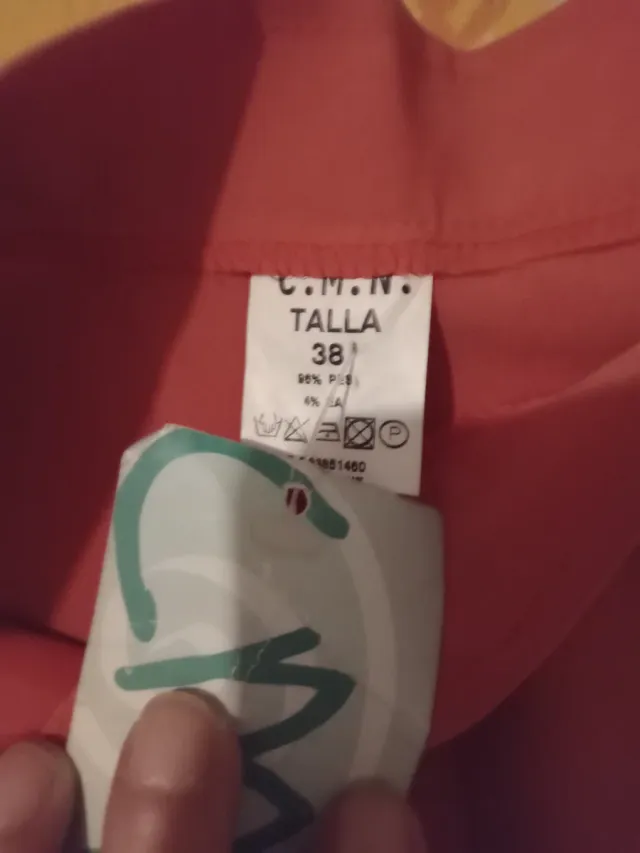 Pantalón de vestir mujer rosa/rojo