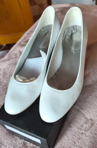 Zapatos blancos talla 37