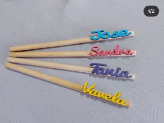 Lápices personalizados con nombres