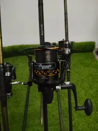 Equipo Carpfishing: 3 cañas, 3 carretes y más