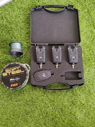 Equipo Carpfishing: 3 cañas, 3 carretes y más