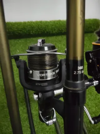 Equipo Carpfishing: 3 cañas, 3 carretes y más