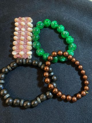 Set Braccialetti Perline