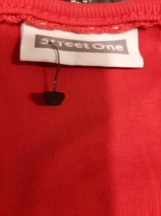 Camiseta Street One Talla XL Roja