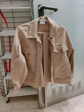 Parka Beige Mujer