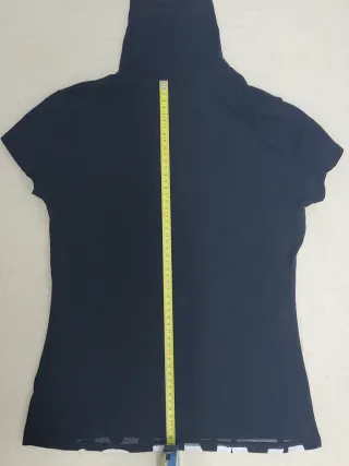 Top cuello vuelto Morgan licra manga corta