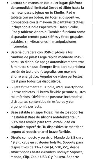 NUEVO! Soporte Tablet Kindle con Captura Remota