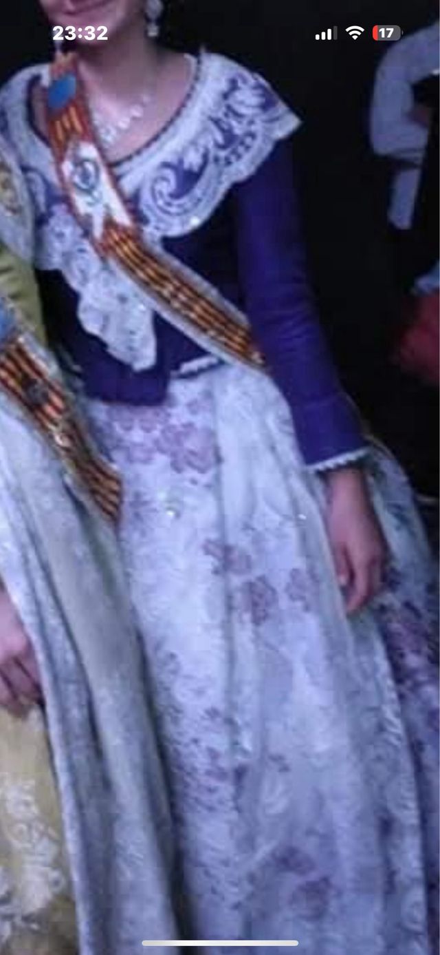 Corpiño Fallera Morado Manga Larga