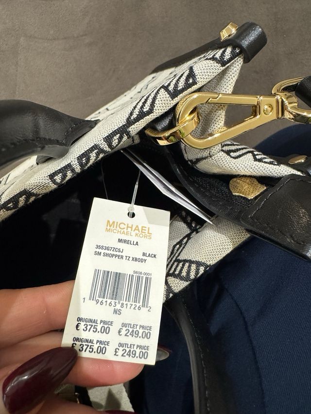 Bolso Michael Kors Negro y Blanco