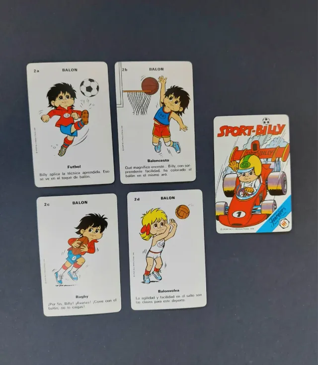 Baraja NUEVA Sport Billy. Juego de cartas antiguo.