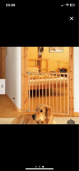 Barrera de seguridad madera