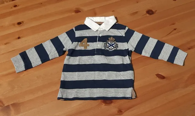 Conjunto bebé polo rayas y pantalón pana