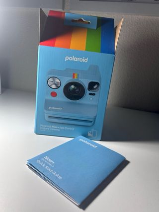 Cámara Polaroid Now Plus Gen 3 Azul + Funda