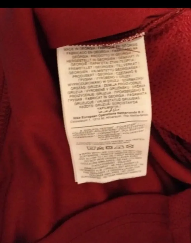 Camiseta talla M deportiva Nike  Roja