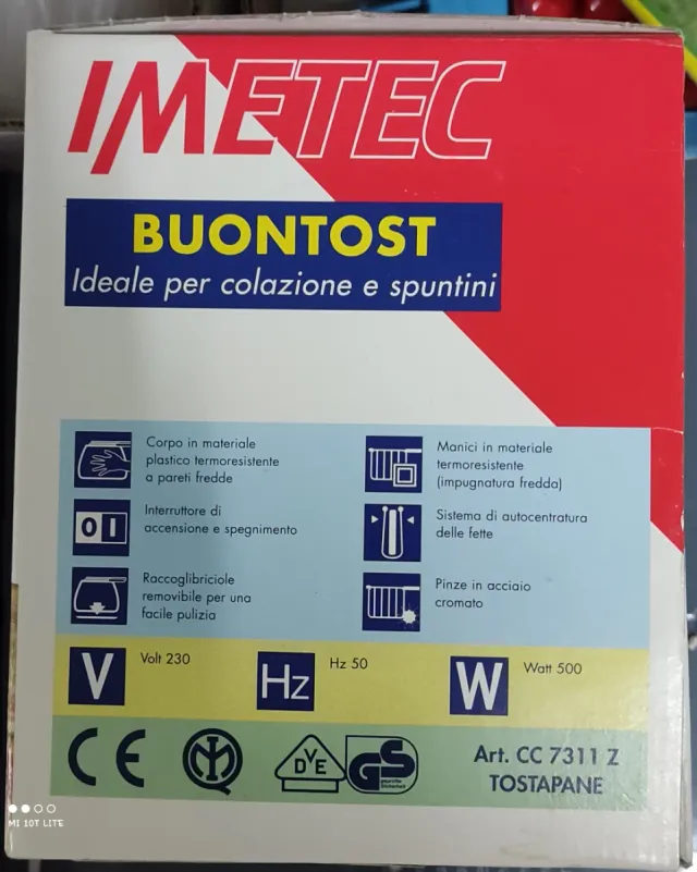 Tostapane Imetec Buontost