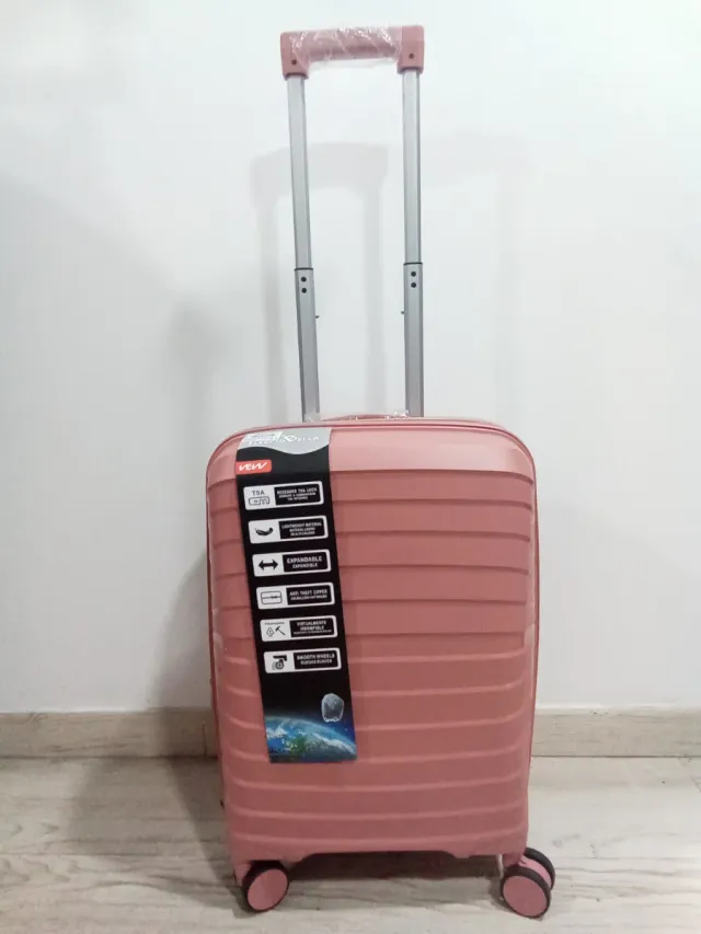 Maleta de cabina homologada rosa