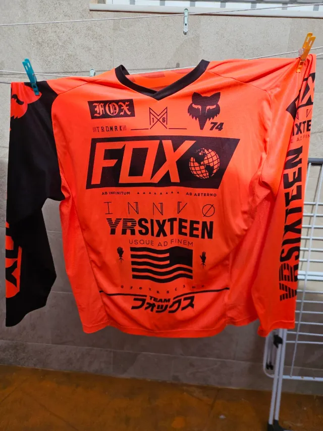 Maillot Fox MX MTB DH Naranja. Talla xxl