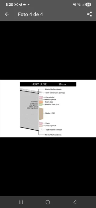 Colchón 140x190 sin estrenar