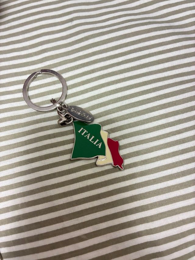Llavero Italia Mapa Bandera