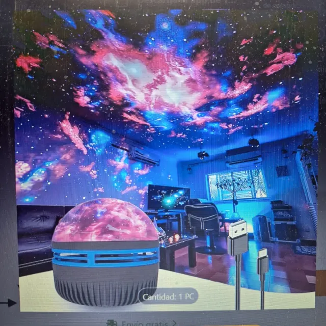 Lámpara Galaxia Vía Láctea Iluminación