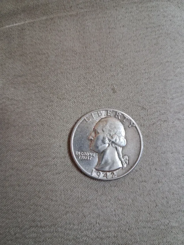 Quart di dollaro argento 1942