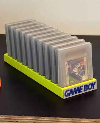 Expositor 10 Cartuchos Game Boy Logo