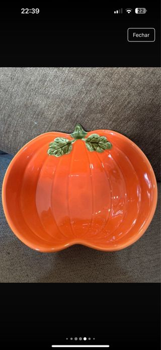 Saladeira Abóbora Primark Home Cerâmica