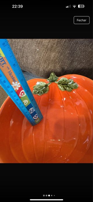 Saladeira Abóbora Primark Home Cerâmica