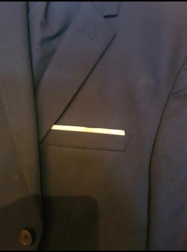 Traje Zara Man azul oscuro