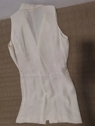 Vestido de lino sin mangas