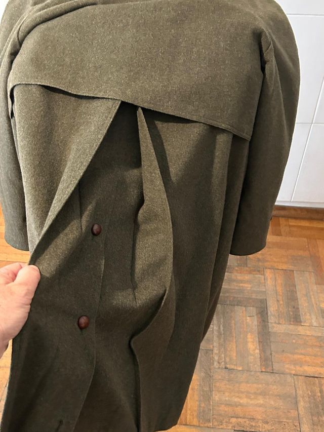 Cappotto Eich uomo verde oliva