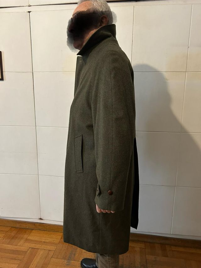 Cappotto Eich uomo verde oliva