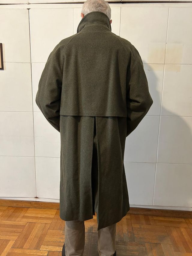 Cappotto Eich uomo verde oliva