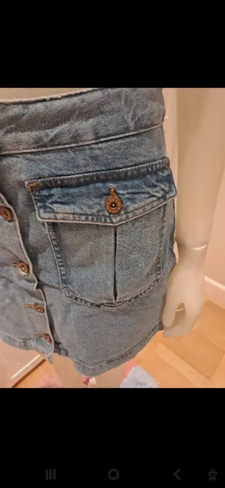 Falda vaquera H&M T.38 NUEVA