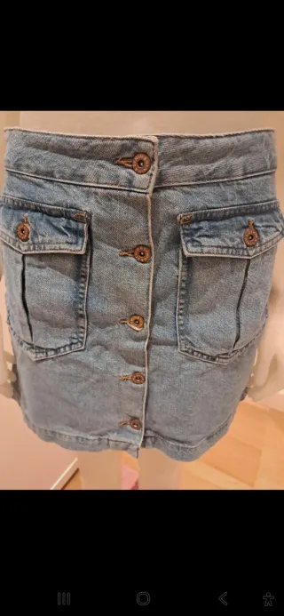 Falda vaquera H&M T.38 NUEVA
