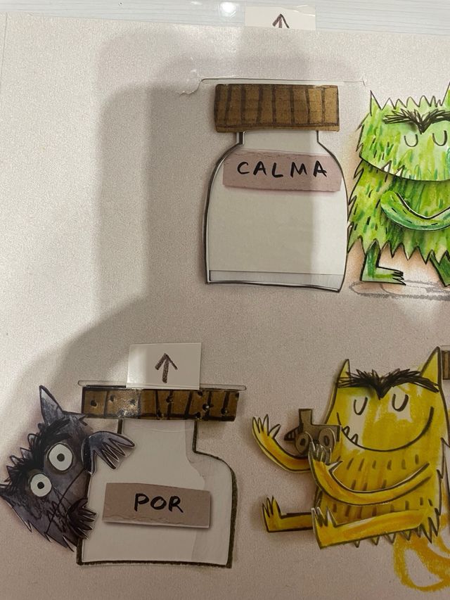 El Monstre de Colors, un llibre de pop-up