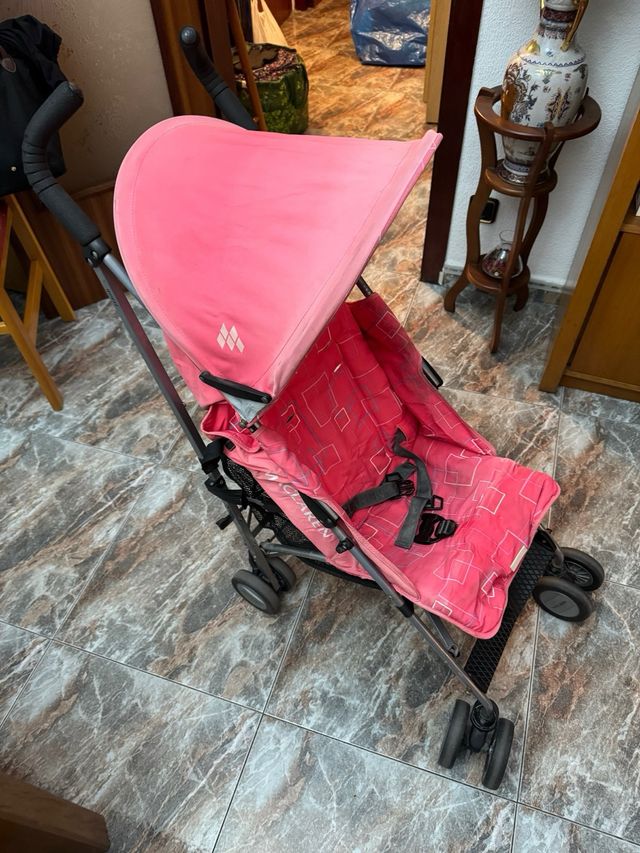 Silla de paseo Maclaren rosa