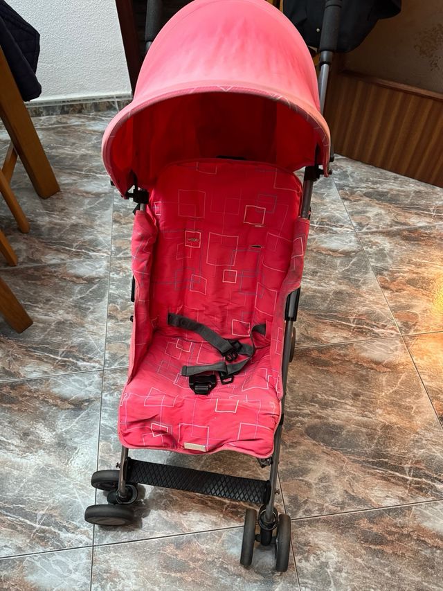 Silla de paseo Maclaren rosa