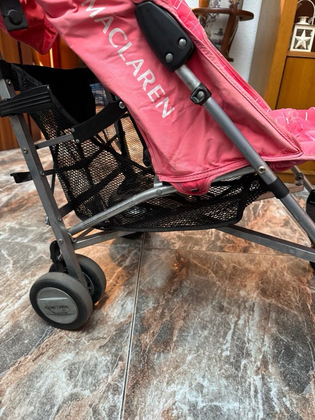 Silla de paseo Maclaren rosa