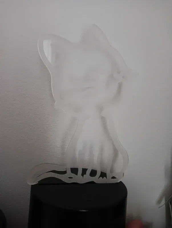 Luz con forma de gato