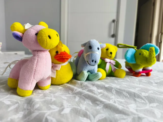Conjunto minis peluches animales