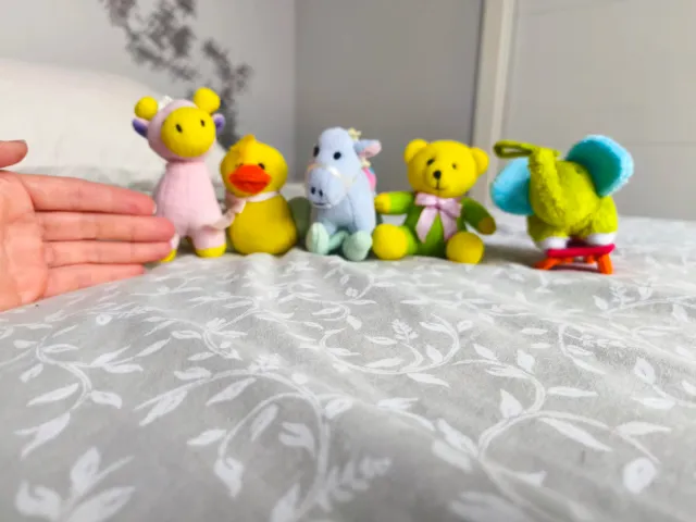 Conjunto minis peluches animales