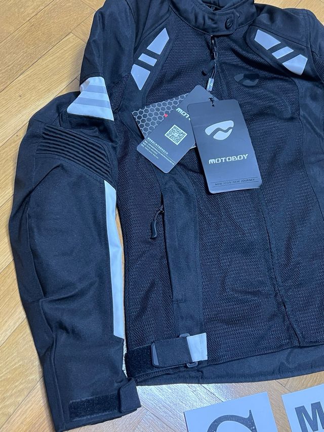 Chaqueta de moto negra Motoboy.NUEVA.Talla S.