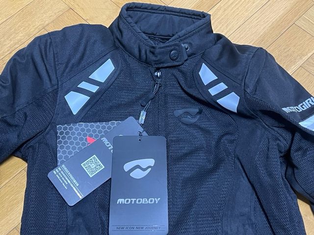 Chaqueta de moto negra Motoboy.NUEVA.Talla S.