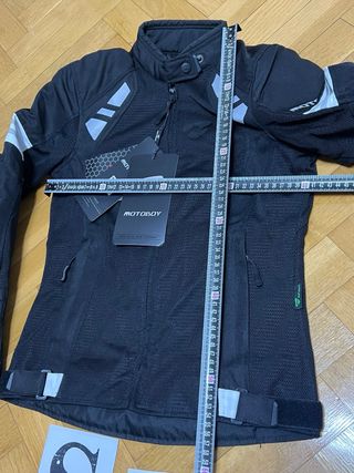 Chaqueta de moto negra Motoboy.NUEVA.Talla S.