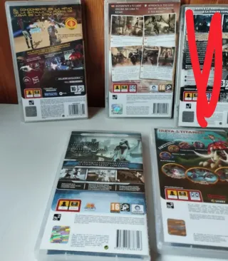 Lote 6 Juegos PSP