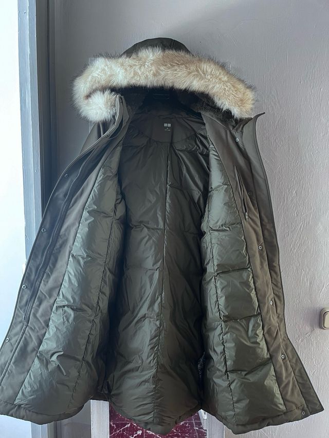 Parka larga mujer Uní Clo
