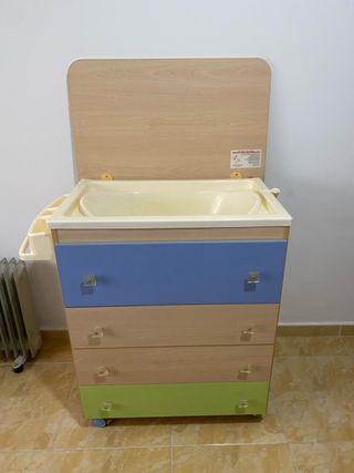 Cajonera bañera cambiador